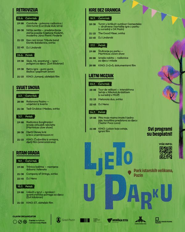 Ljeto u Parku 2026. | 1. tjedan: Retrovizija