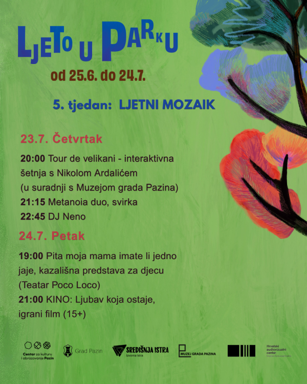 🌳 Ljeto u Parku 2026. | 5. tjedan: Ljetni mozaik