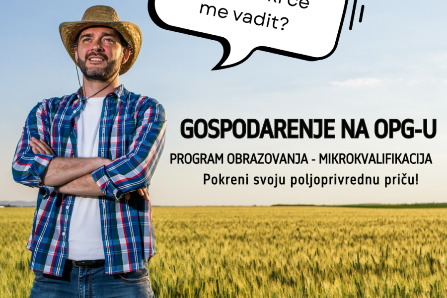 Upoznajte program i predavače: Gospodarenje na obiteljskom poljoprivrednom gospodarstvu