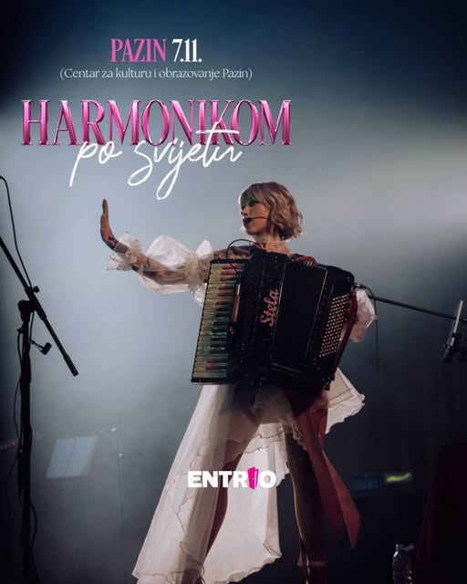 Stela Rade: “HARMONIKOM PO SVIJETU” – Pazin
