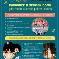 Umjetničke radionice u Spomen domu – za djecu i odrasle