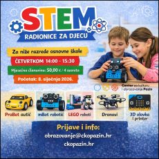 Igra danas, znanje za sutra – STEM radionice za učenike nižih razreda osnovne škole Igra danas, znanje za sutra – STEM radionice za učenike nižih razreda osnovne škole