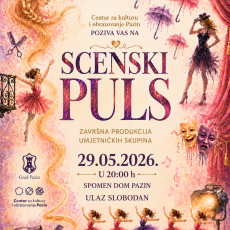 „Scenski puls“ završna produkcija umjetničkih skupina