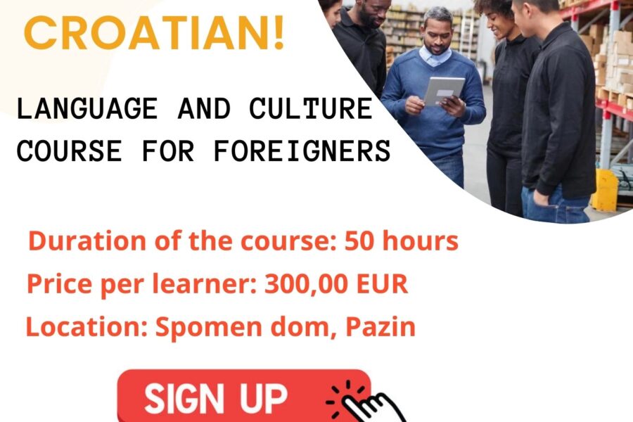CROATIAN LANGUAGE AND CULTURE COURSE FOR FOREIGNERS